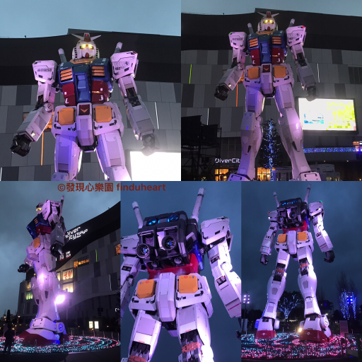 東京台場獨角獸鋼彈＆燈光秀表演時間 (実物大ユニコーンガンダム立像)