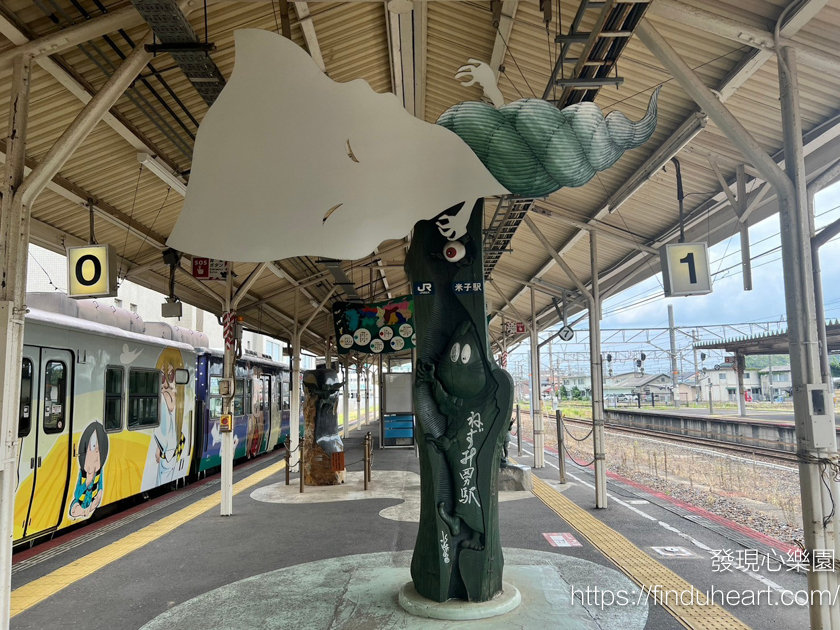 鳥取境港鬼太郎列車，走進水木茂的妖怪世界