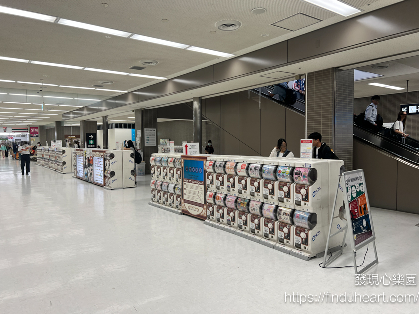 2025成田機場(Narita Airport)扭蛋，第一航廈/第二航廈/第三航廈扭蛋地點及機台位置