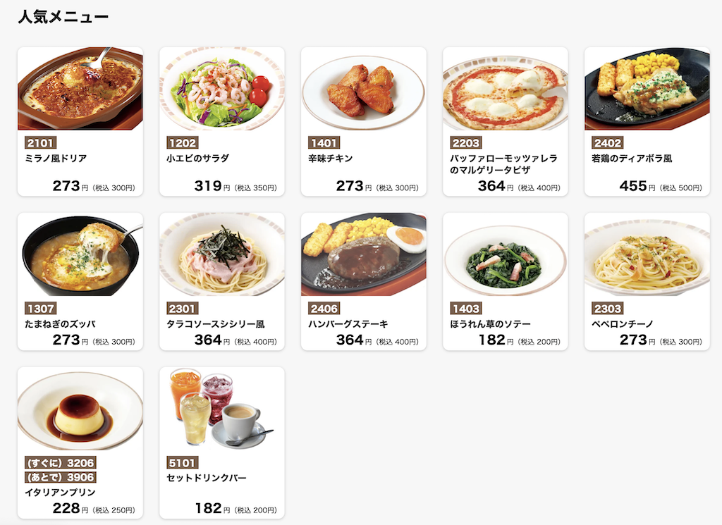 日本平價連鎖餐廳薩莉亞Saizeriya/サイゼリヤ，平價美味家庭親子都適合