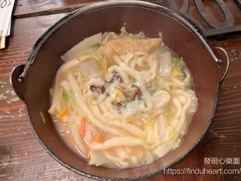 河口湖車站美食：ほうとう 餺飥不動茶屋鄉土料理「ほうとう」