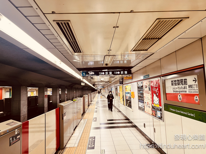 東京新宿住宿推薦：東橫INN東京新宿御苑前站3番出口，離地鐵3分鐘，周遭機能方便
