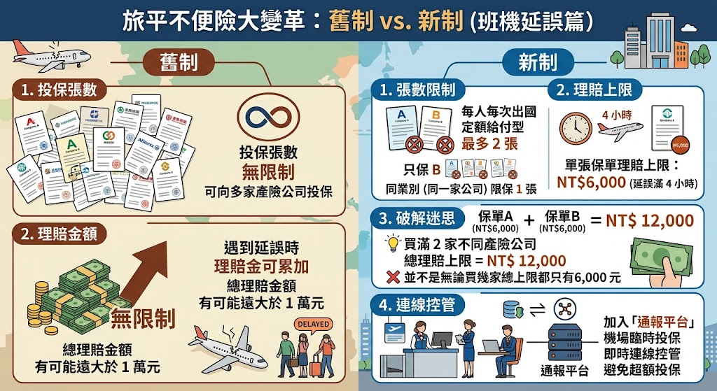 2026旅遊不便險4月1日新制上路!班機延誤只賠6000?去日本血拼前必看的理賠真相! 2026旅遊不便險4月1日新制上路!班機延誤只賠6000?去日本血拼前必看的理賠真相!